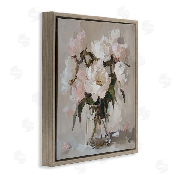 Stupell Industries Gina Kelly | Pink Peonies In Clear Vase Wall Art