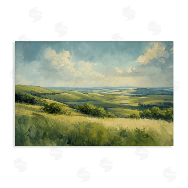 stupell industries Gina Kelly | Rolling Emerald Horizon Wall Art