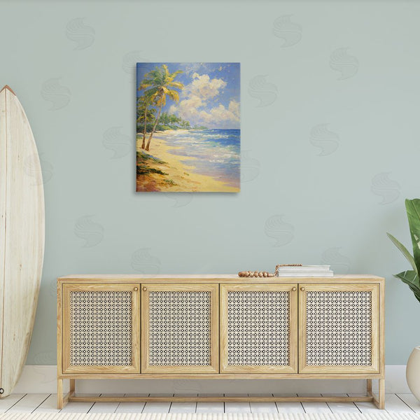 Stupell Industries Gina Kelly | Sunlit Shore Scenery Wall Art