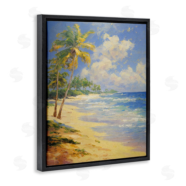 Stupell Industries Gina Kelly | Sunlit Shore Scenery Wall Art