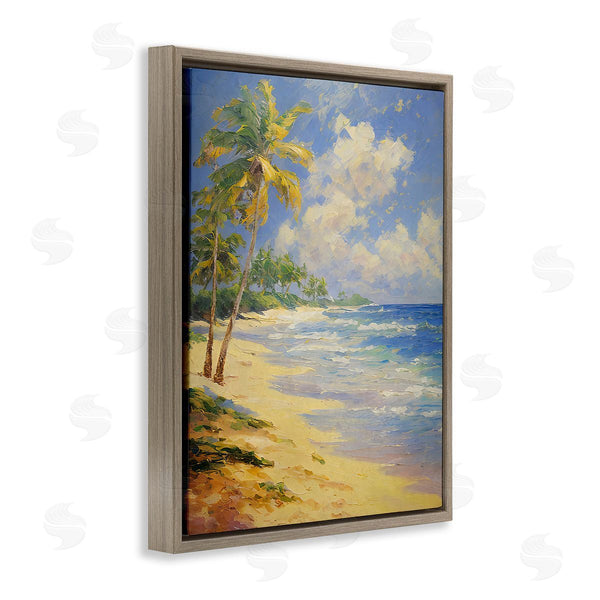 Stupell Industries Gina Kelly | Sunlit Shore Scenery Wall Art