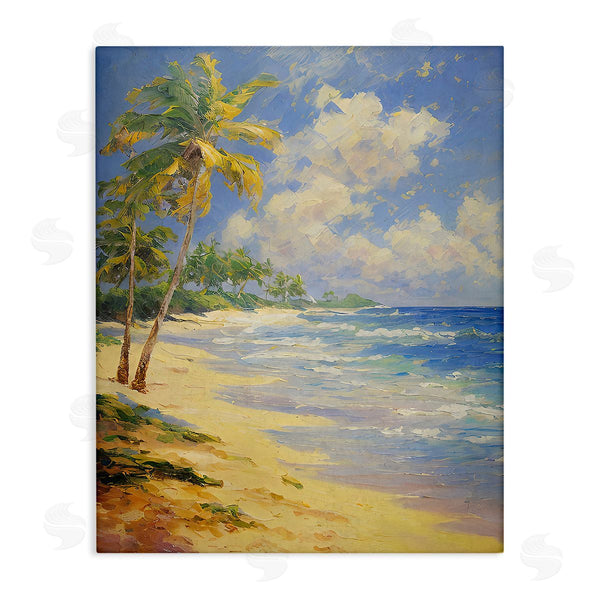 stupell industries Gina Kelly | Sunlit Shore Scenery Wall Art