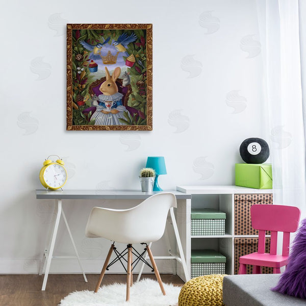 Stupell Industries Gina Matarazzo | Classic Rabbit Tea Party Wall Art
