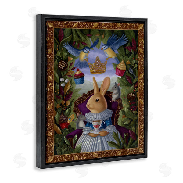 Stupell Industries Gina Matarazzo | Classic Rabbit Tea Party Wall Art