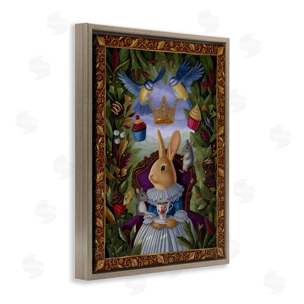 Stupell Industries Gina Matarazzo | Classic Rabbit Tea Party Wall Art
