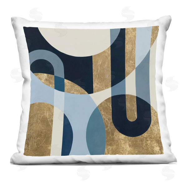 stupell industries Gina Matarazzo | Earthly Shapes & Arches Throw Pillow