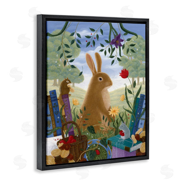 Stupell Industries Gina Matarazzo | Spring View Rabbit & Friends