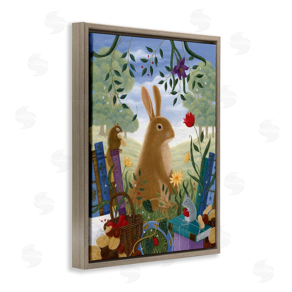 Stupell Industries Gina Matarazzo | Spring View Rabbit & Friends
