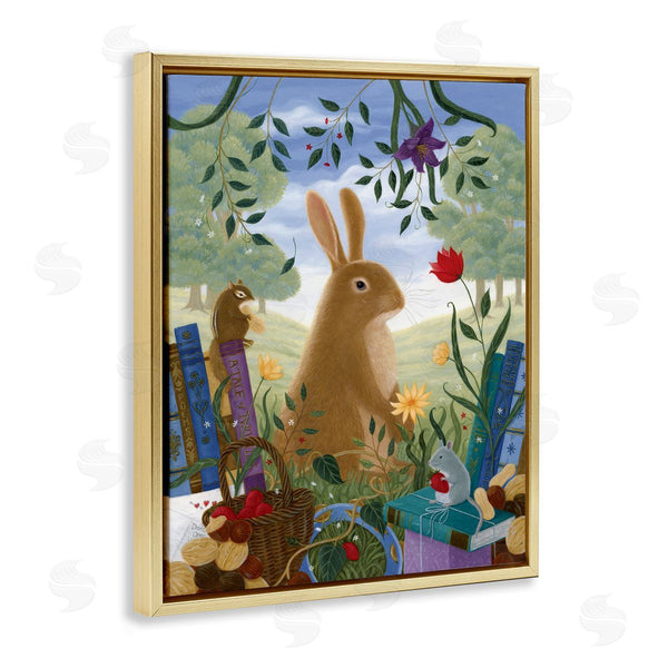 Stupell Industries Gina Matarazzo | Spring View Rabbit & Friends