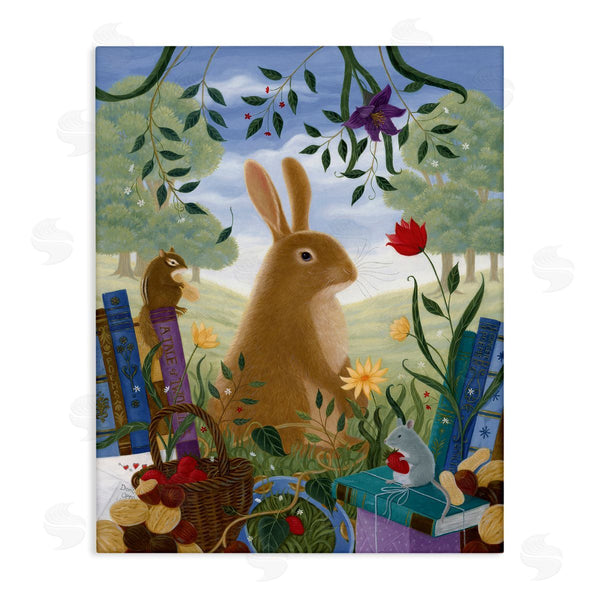 stupell industries Gina Matarazzo | Spring View Rabbit & Friends