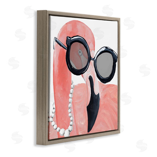 Stupell Industries Gina Ritter | Flamingo With Glam Pearls Wall Art