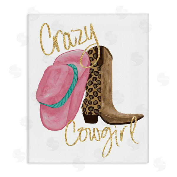 stupell industries Gina Ritter | Glam Crazy Cowgirl Wall Art