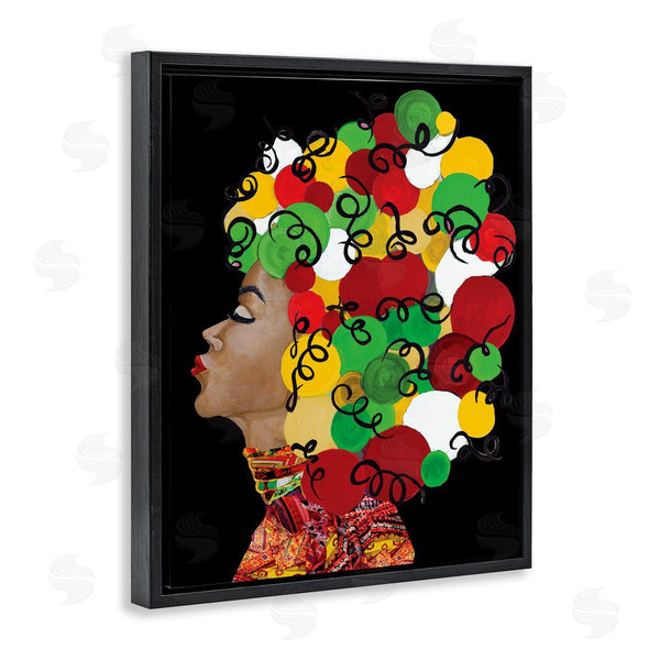 Stupell Industries Gina Ritter | Singing Woman With Pop Abstract Hairstyle Wall Art