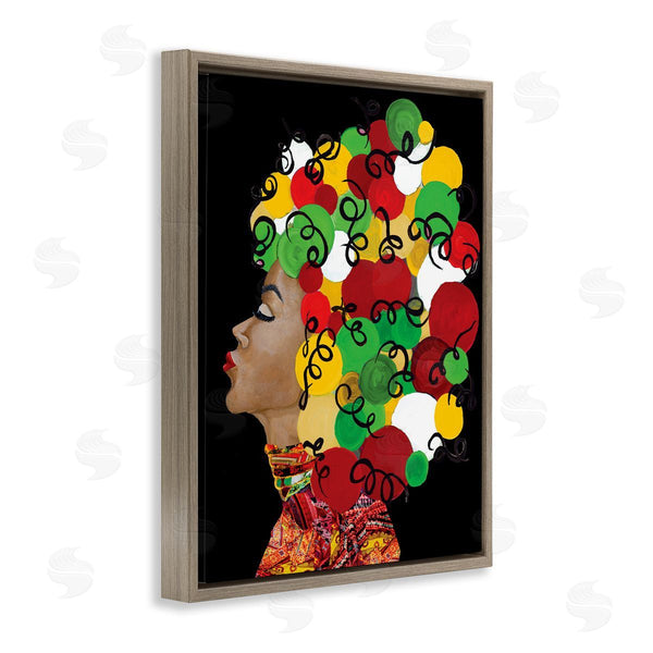 Stupell Industries Gina Ritter | Singing Woman With Pop Abstract Hairstyle Wall Art