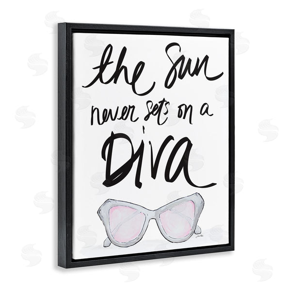 Stupell Industries Gina Ritter | Sun Never Sets On Diva Wall Art