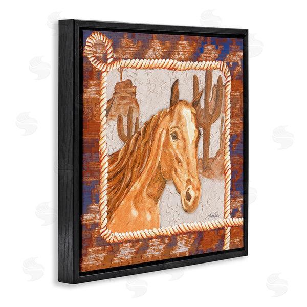 Stupell Industries Gina Ritter | Western Desert Horse