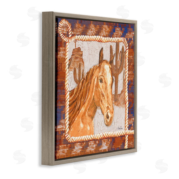Stupell Industries Gina Ritter | Western Desert Horse