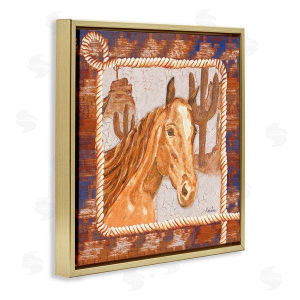 Stupell Industries Gina Ritter | Western Desert Horse