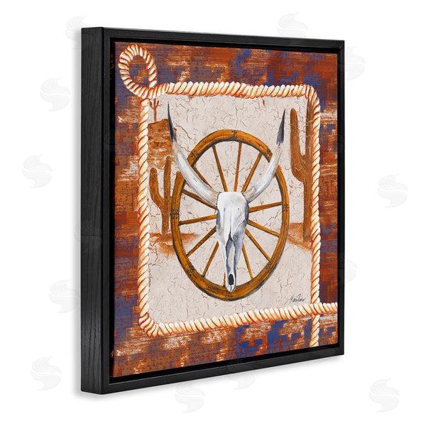 Stupell Industries Gina Ritter | Western Desert Wheel