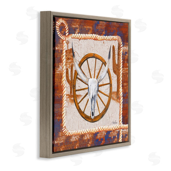 Stupell Industries Gina Ritter | Western Desert Wheel