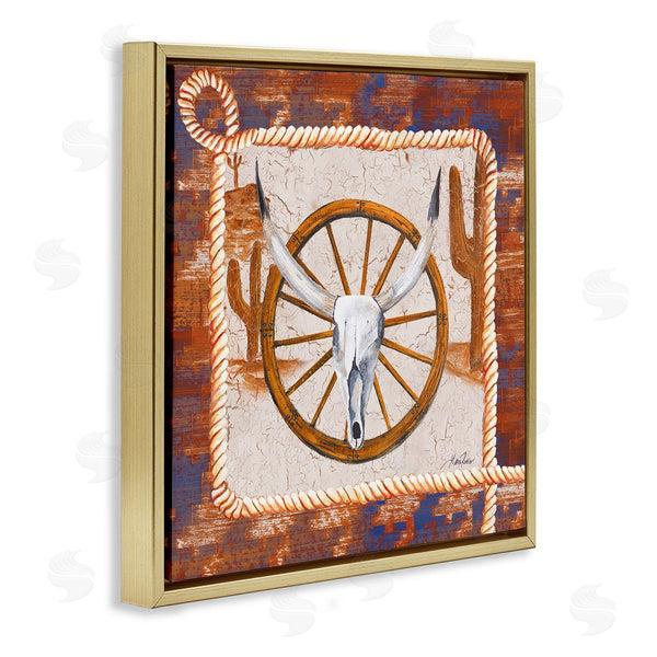 Stupell Industries Gina Ritter | Western Desert Wheel