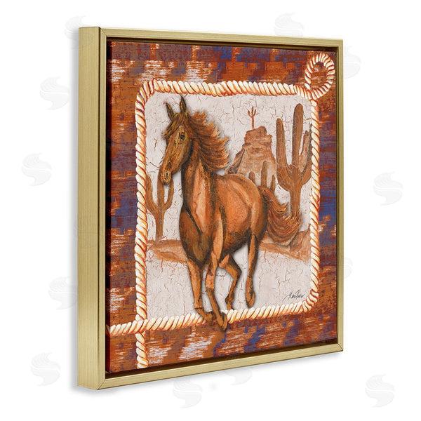Stupell Industries Gina Ritter | Western Horse In Desert
