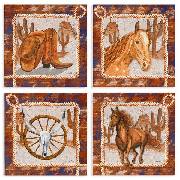 stupell industries Gina Ritter | Western Rodeo Scenes Wall Art