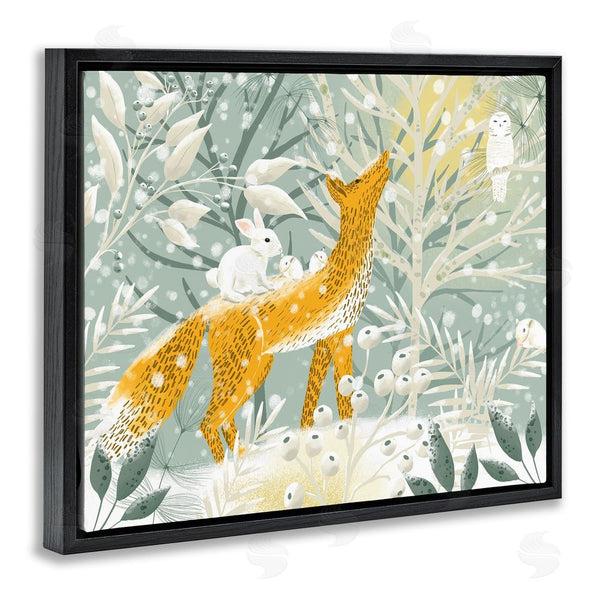 Stupell Industries Ginger Deverell | Winter Forest Animals Wall Art