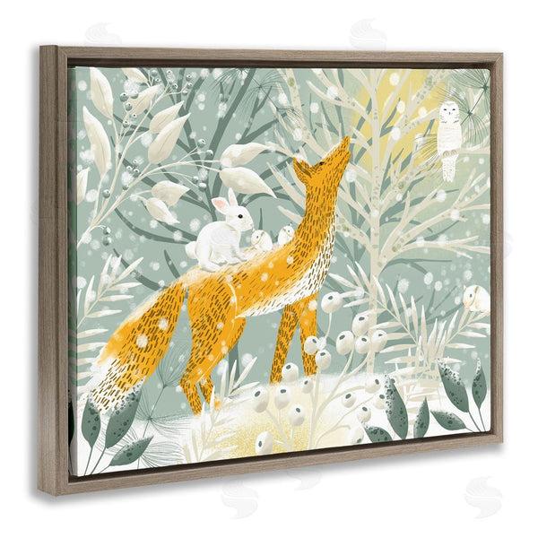 Stupell Industries Ginger Deverell | Winter Forest Animals Wall Art