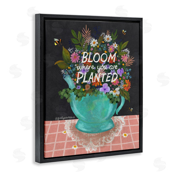Stupell Industries Glad You're Here Co. | Bloom Where Planted Bouquet