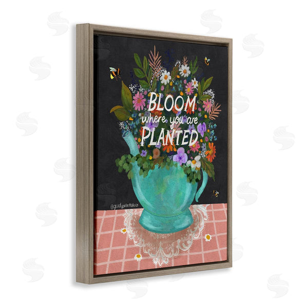 Stupell Industries Glad You're Here Co. | Bloom Where Planted Bouquet