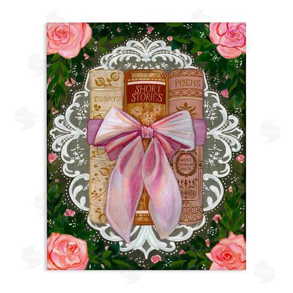 stupell industries Glad You're Here Co. | Romantic Books with Lace