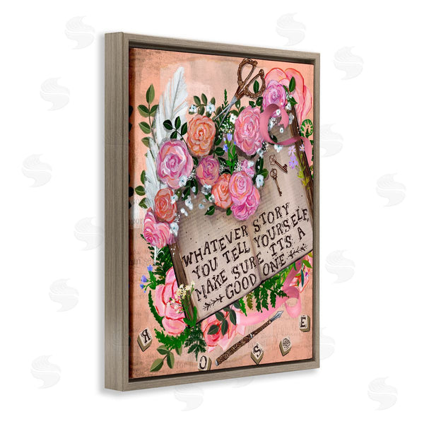 Stupell Industries Glad You're Here Co. | Tell Yourself A Good Story