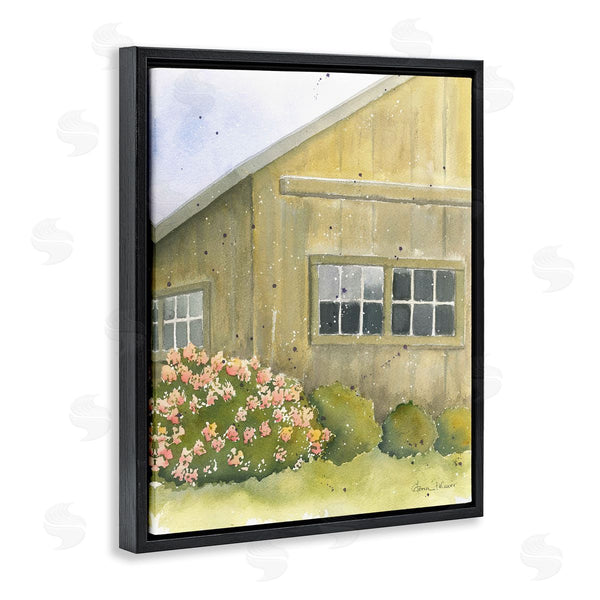 Stupell Industries Gloria Palmer | Cottage Floral Bushes Painting Wall Art