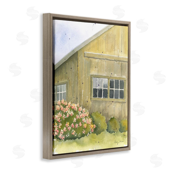 Stupell Industries Gloria Palmer | Cottage Floral Bushes Painting Wall Art