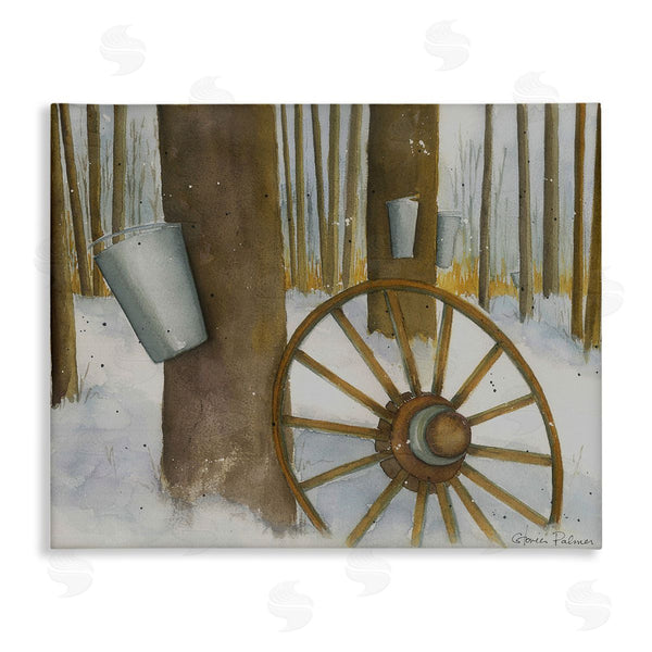 stupell industries Gloria Palmer | Maple Sugaring Trees Wall Art