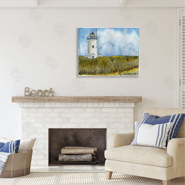 Stupell Industries Gloria Palmer | Rural Lighthouse Painting Wall Art