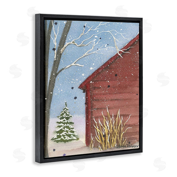 Stupell Industries Gloria Palmer | Winter Snowy Cabin Wall Art