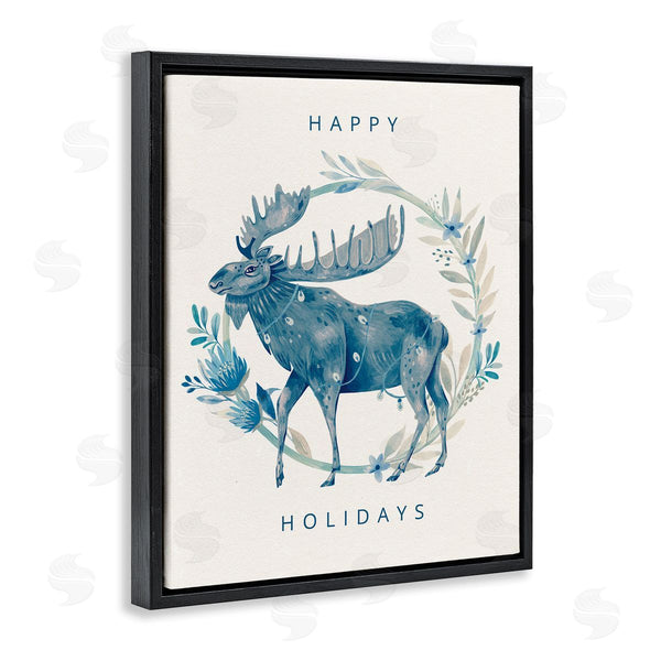 Stupell Industries Grace Andersson | Holiday Greeting With Moose