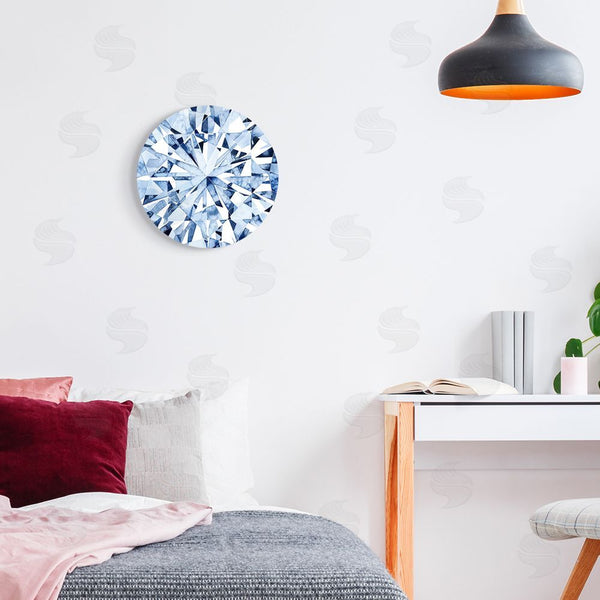 Stupell Industries Grace Popp | Abstract Blue Diamond Wall Art