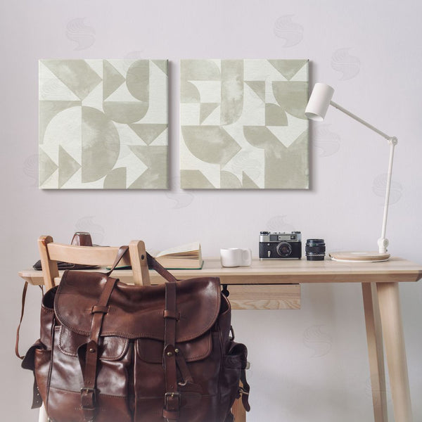 Stupell Industries Grace Popp | Abstract Geometric Triangle Shapes Painterly Wall Art