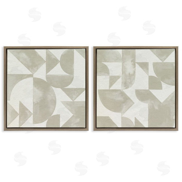 Stupell Industries Grace Popp | Abstract Geometric Triangle Shapes Painterly Wall Art