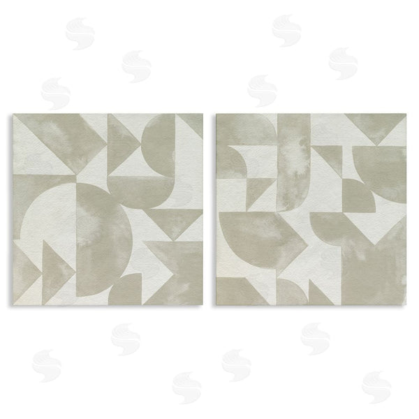 stupell industries Grace Popp | Abstract Geometric Triangle Shapes Painterly Wall Art