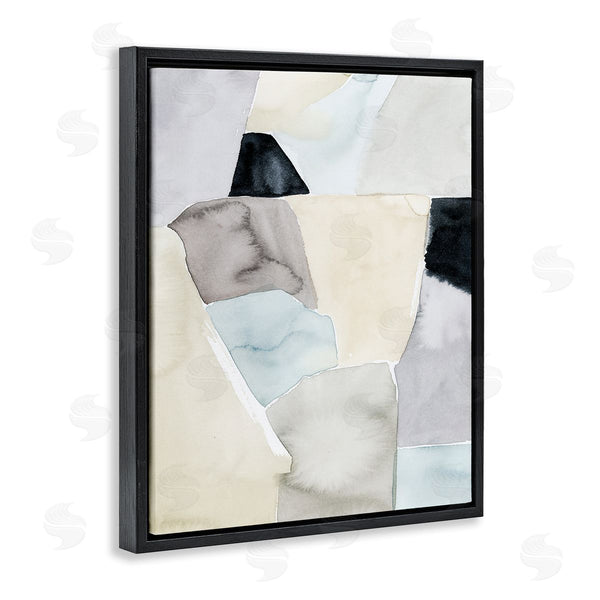 Stupell Industries Grace Popp | Abstract Rock Shapes Beige Brown Blue