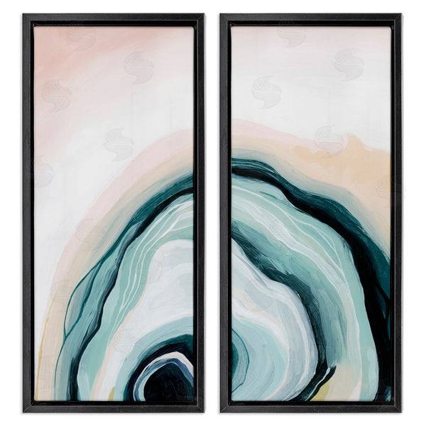 Stupell Industries Grace Popp | Abstract Seashell Interior Round Curves Wall Art