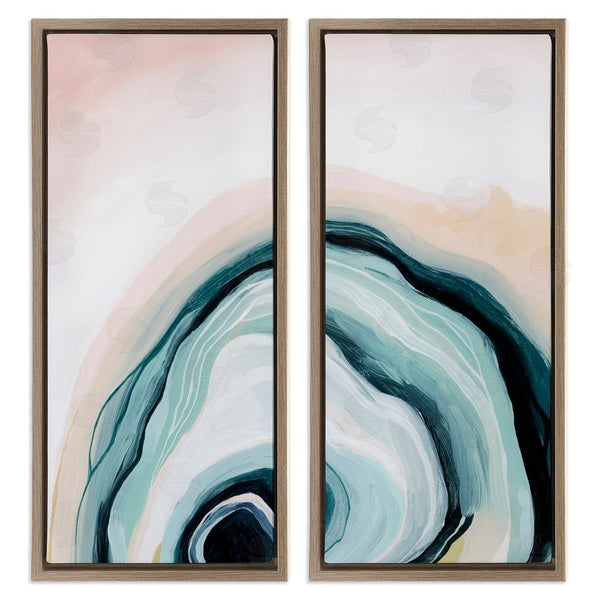 Stupell Industries Grace Popp | Abstract Seashell Interior Round Curves Wall Art