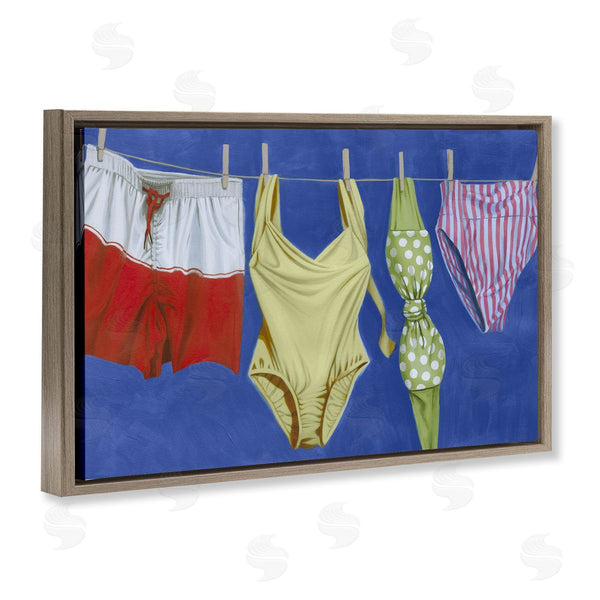 Stupell Industries Grace Popp | Bathing Suits On Laundry Line
