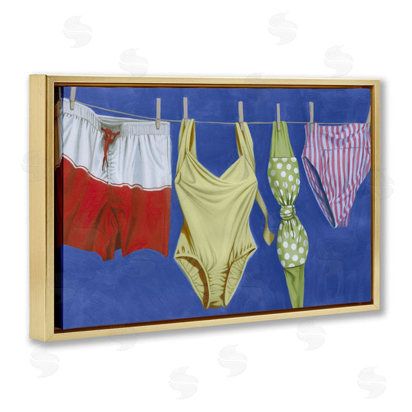Stupell Industries Grace Popp | Bathing Suits On Laundry Line