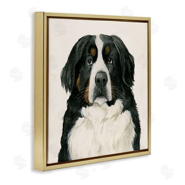 Stupell Industries Grace Popp | Bernese Mountain Dog Portrait