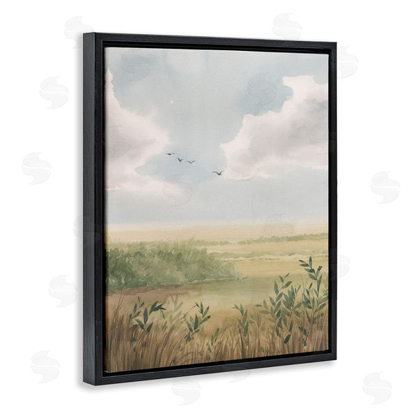 Stupell Industries Grace Popp | Birds Over Grasslands